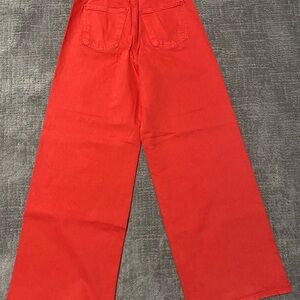 Universal Thread Vibrant Red  high rise wide leg jeans size 4